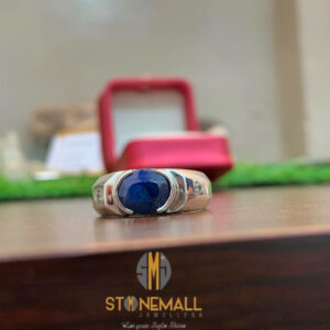 Natural Blue Sapphire 925 Sterling Silver Handmade Ring