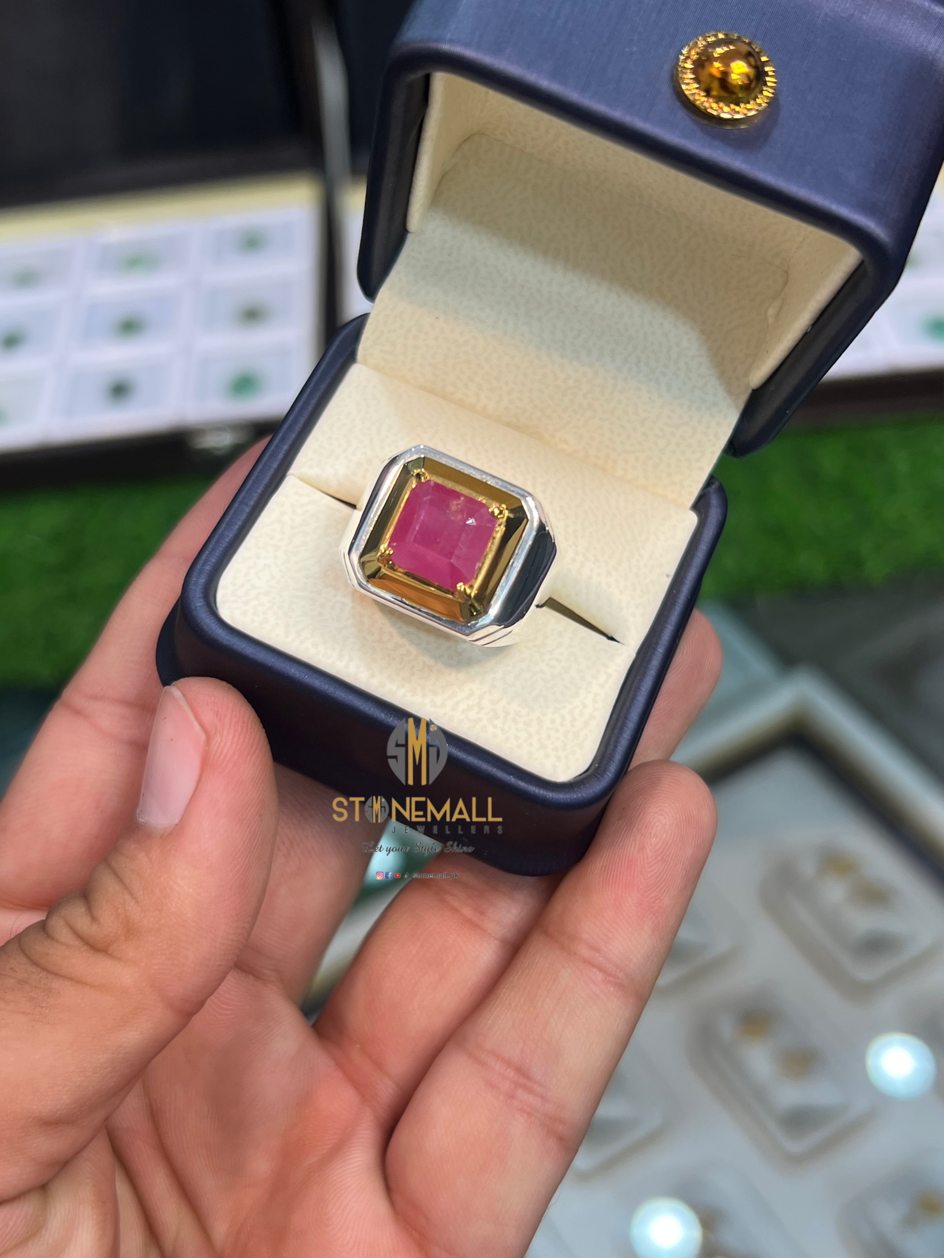 Natural Ruby 925 Sterling Silver Handmade Ring - Image 2