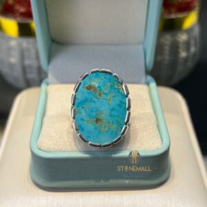 Natural Turquoise 925 Sterling Silver Handmade Ring