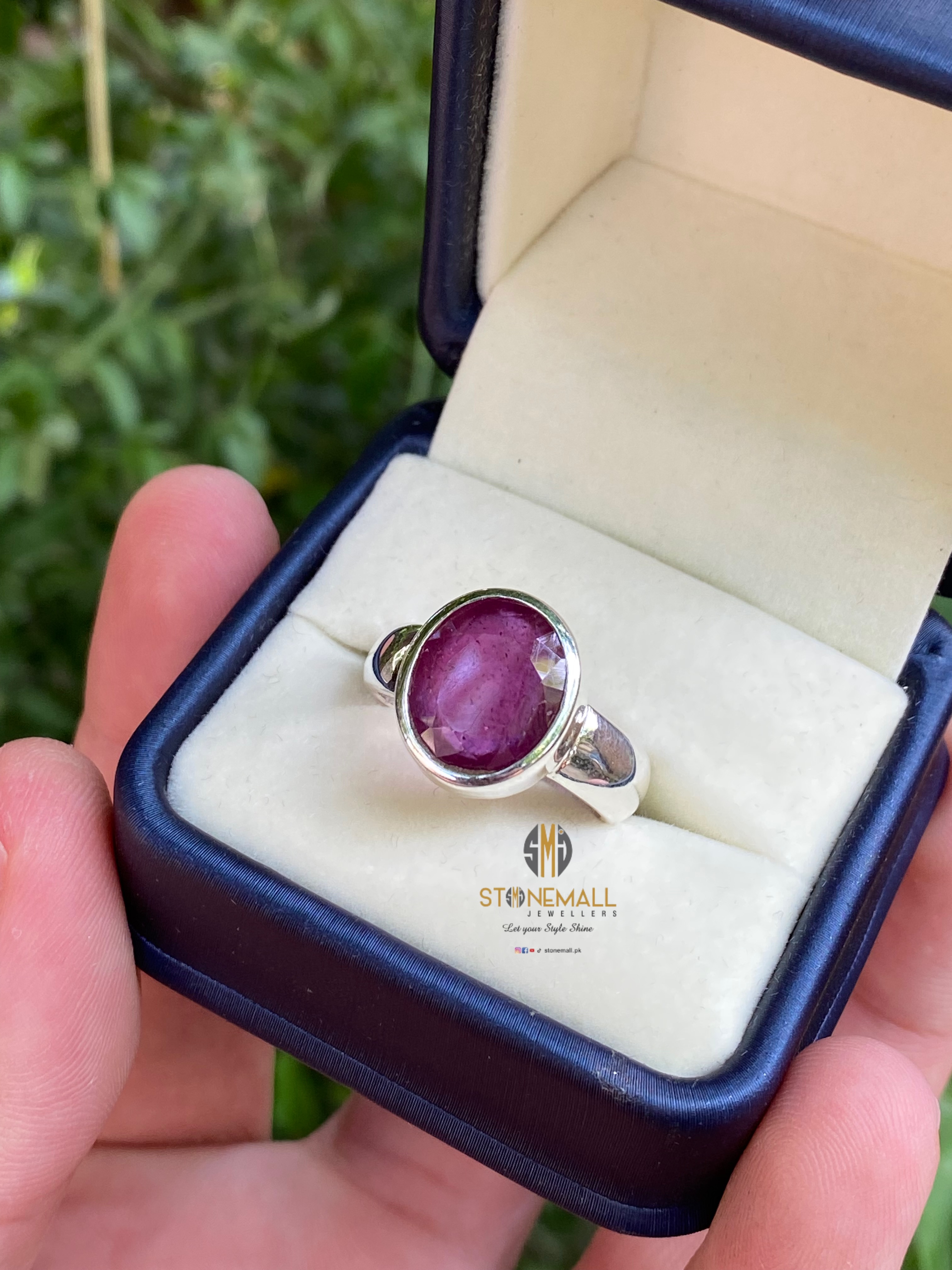 Natural Ruby 925 Sterling Silver Handmade Ring
