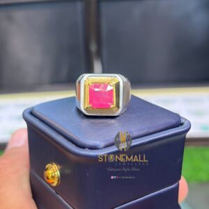Natural Ruby 925 Sterling Silver Handmade Ring