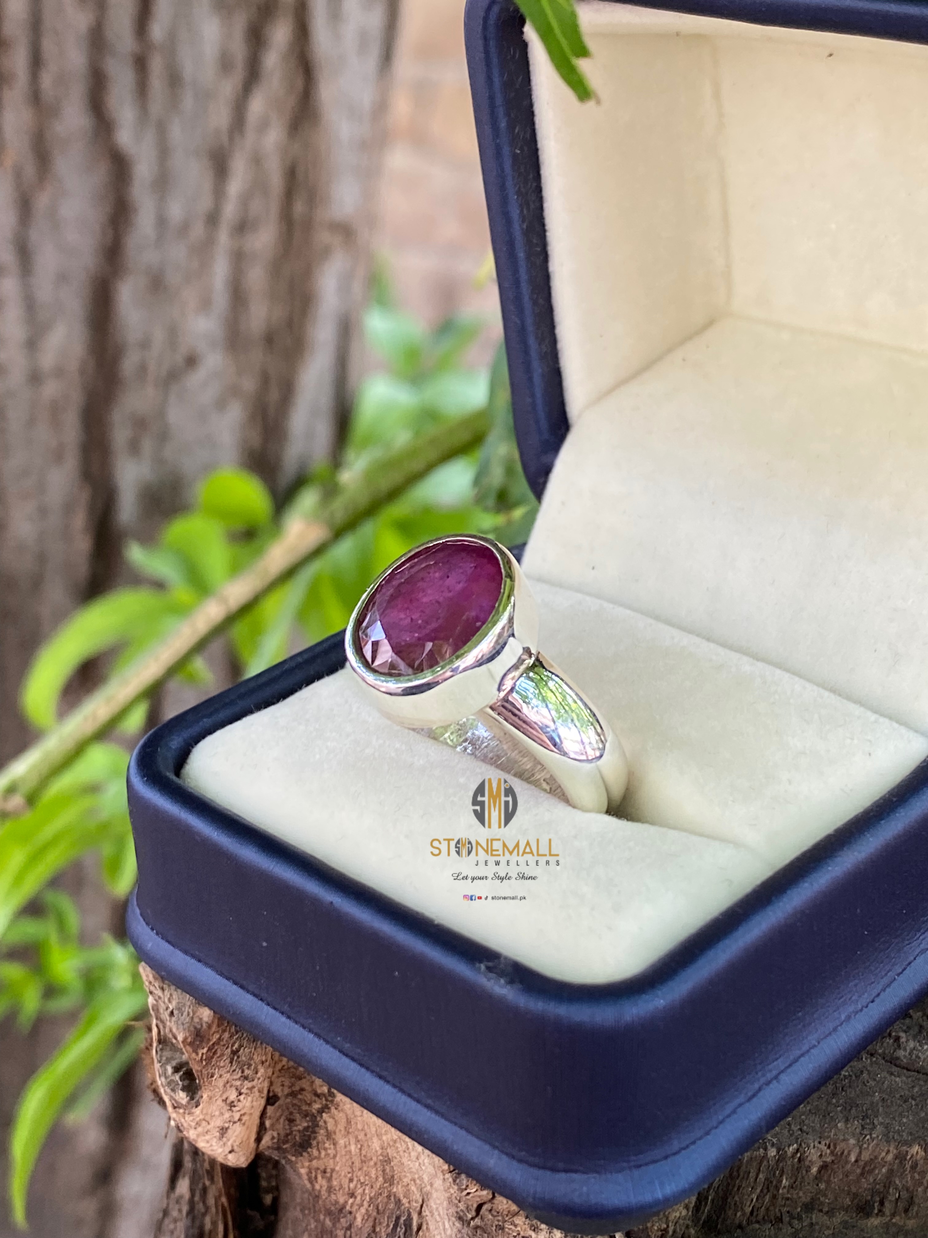 Natural Ruby 925 Sterling Silver Handmade Ring - Image 3