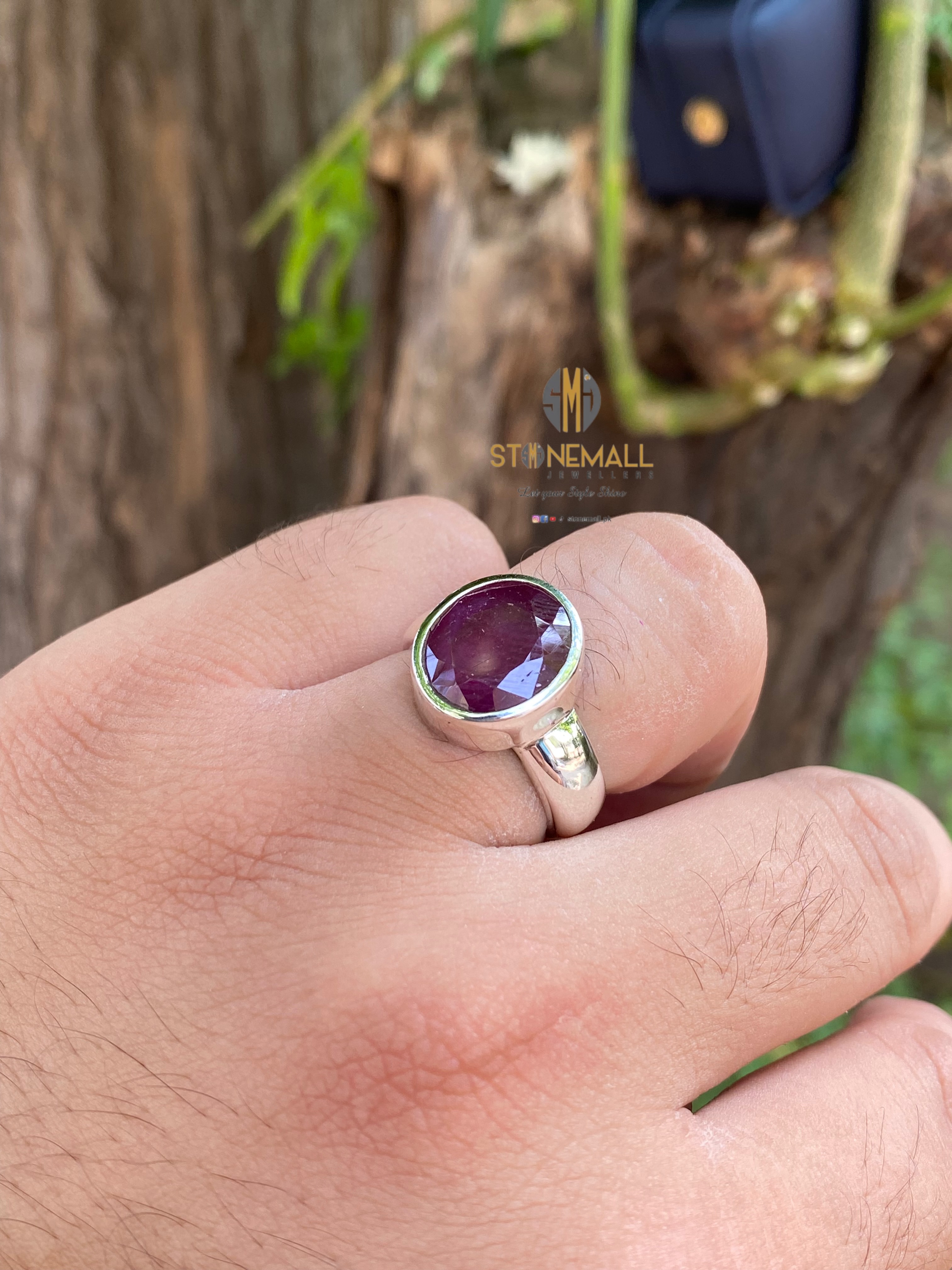 Natural Ruby 925 Sterling Silver Handmade Ring - Image 4
