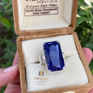Natural Lapis Lazuli (Lajward) 925 Sterling Silver Handmade Ring