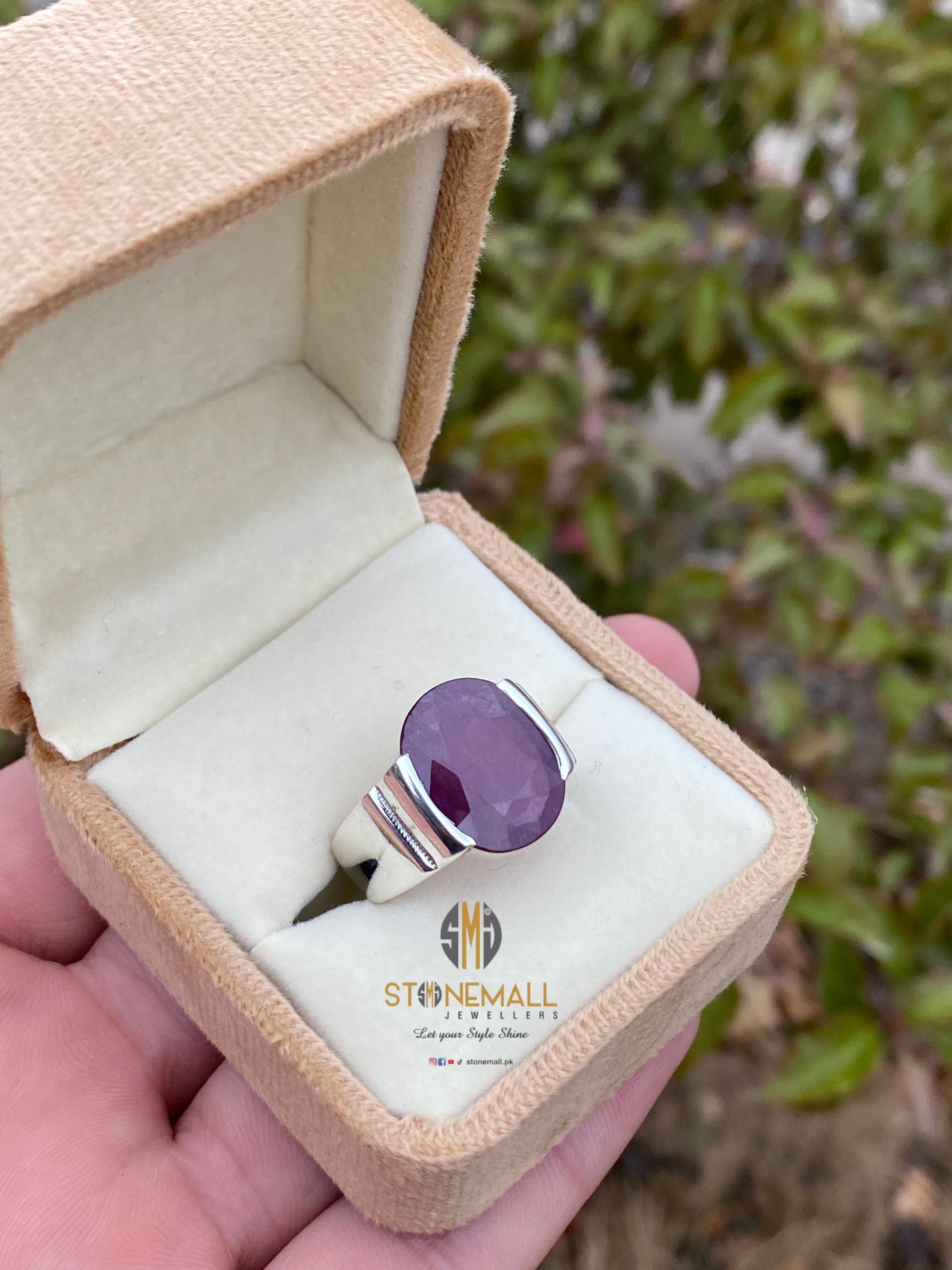 Natural African Ruby (Yaqoot) 925 Sterling Silver Handmade Ring - Image 5
