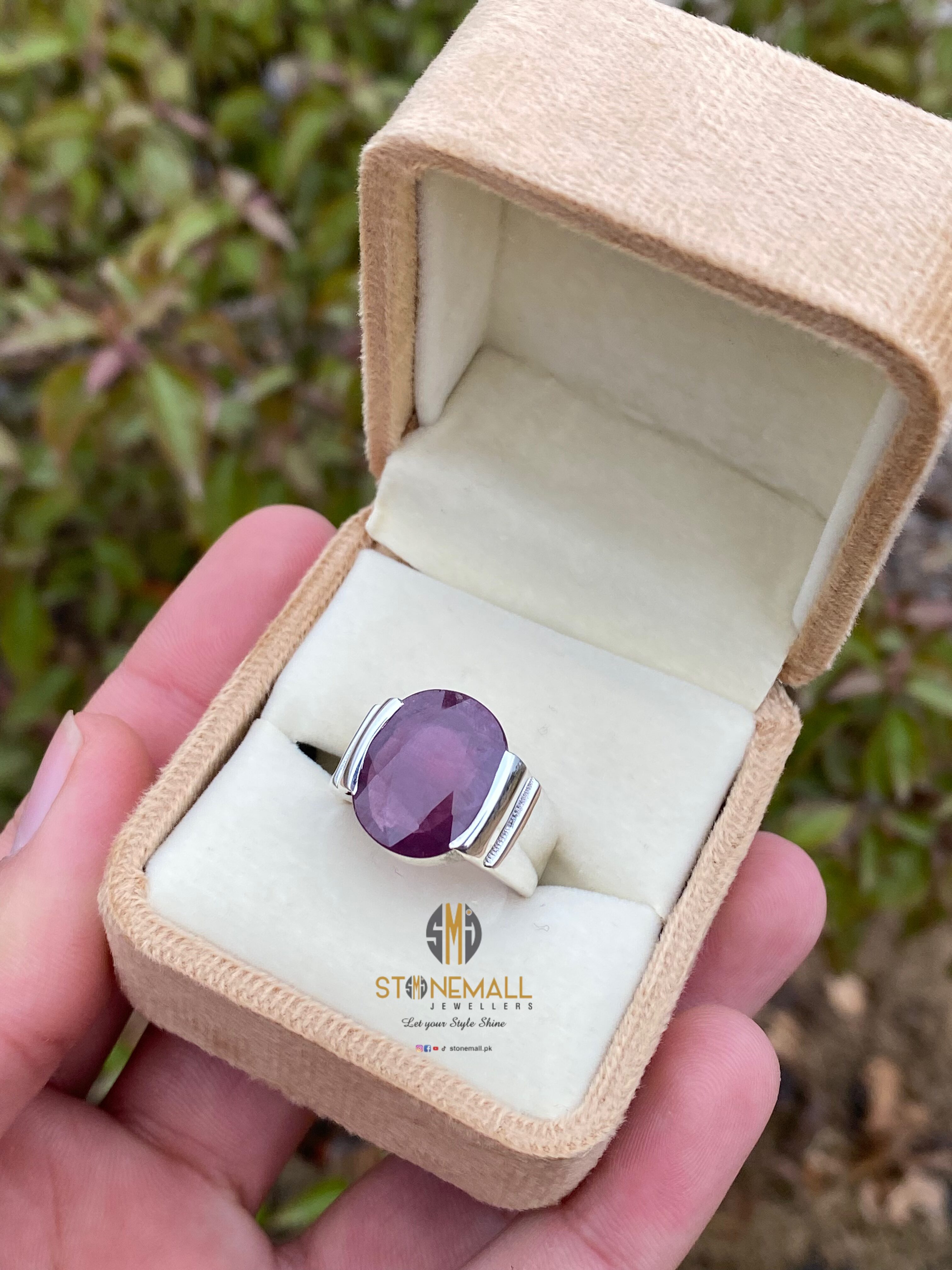 Natural African Ruby (Yaqoot) 925 Sterling Silver Handmade Ring - Image 3