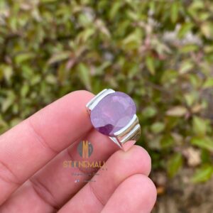 Natural African Ruby (Yaqoot) 925 Sterling Silver Handmade Ring