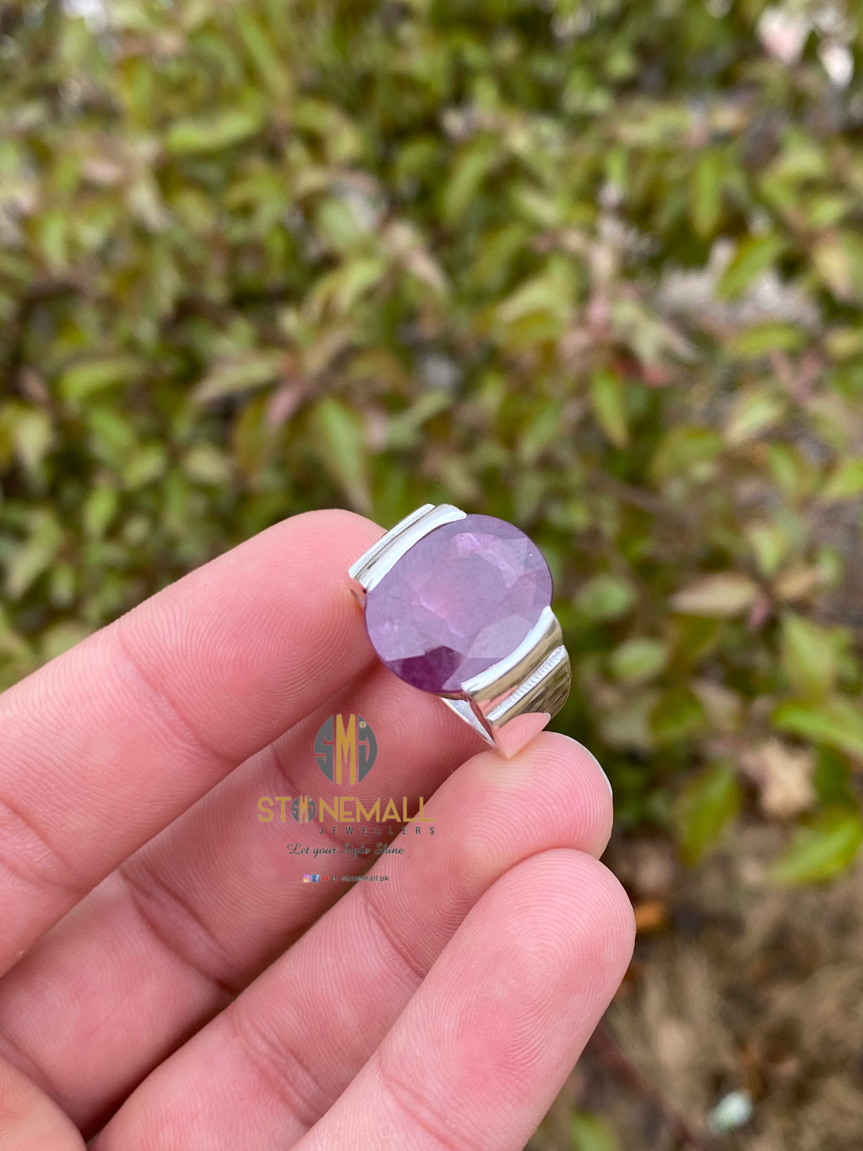 Natural African Ruby (Yaqoot) 925 Sterling Silver Handmade Ring