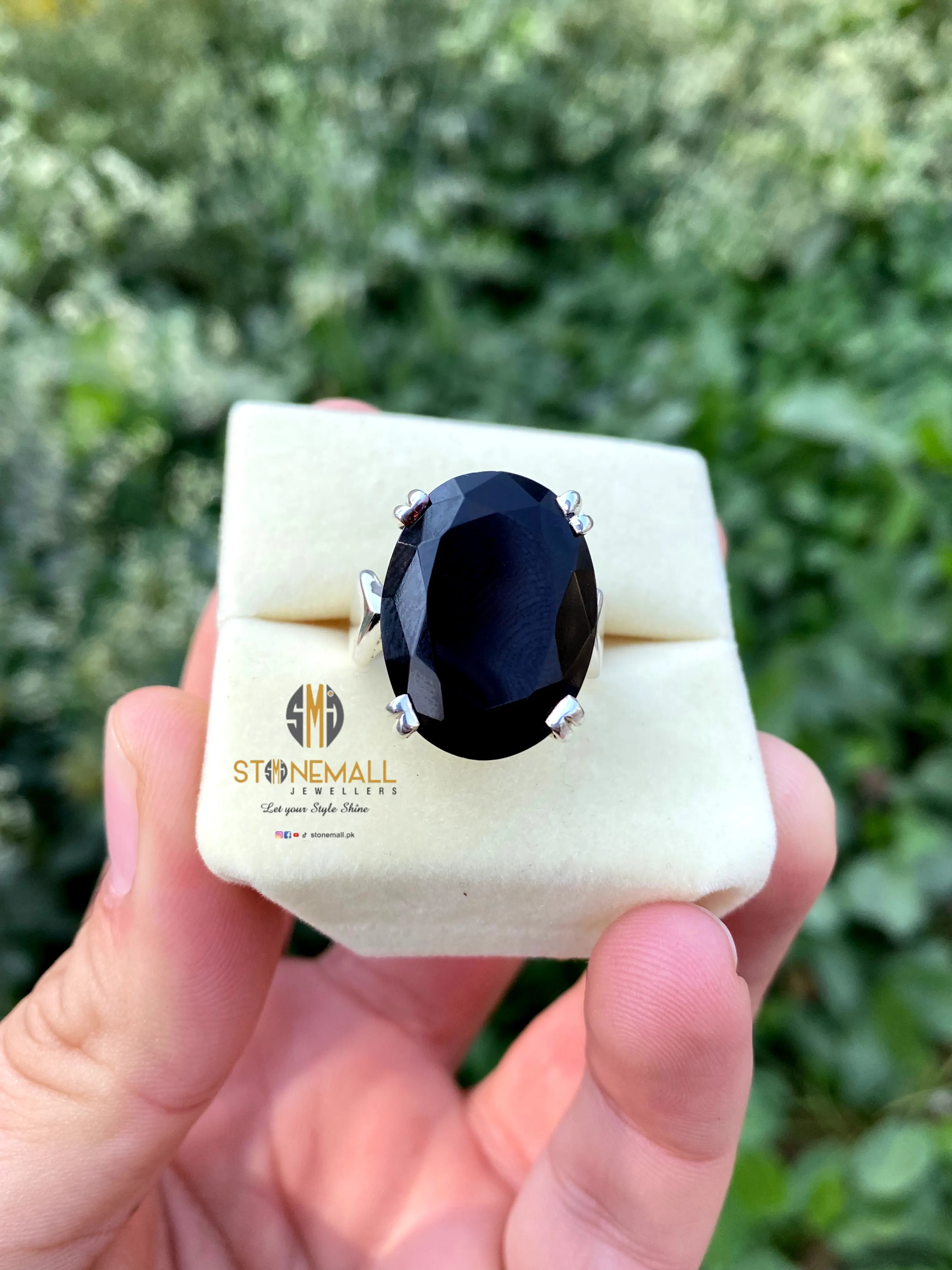 Natural Yemeni Agate (Aqeeq) 925 Sterling Silver Ring